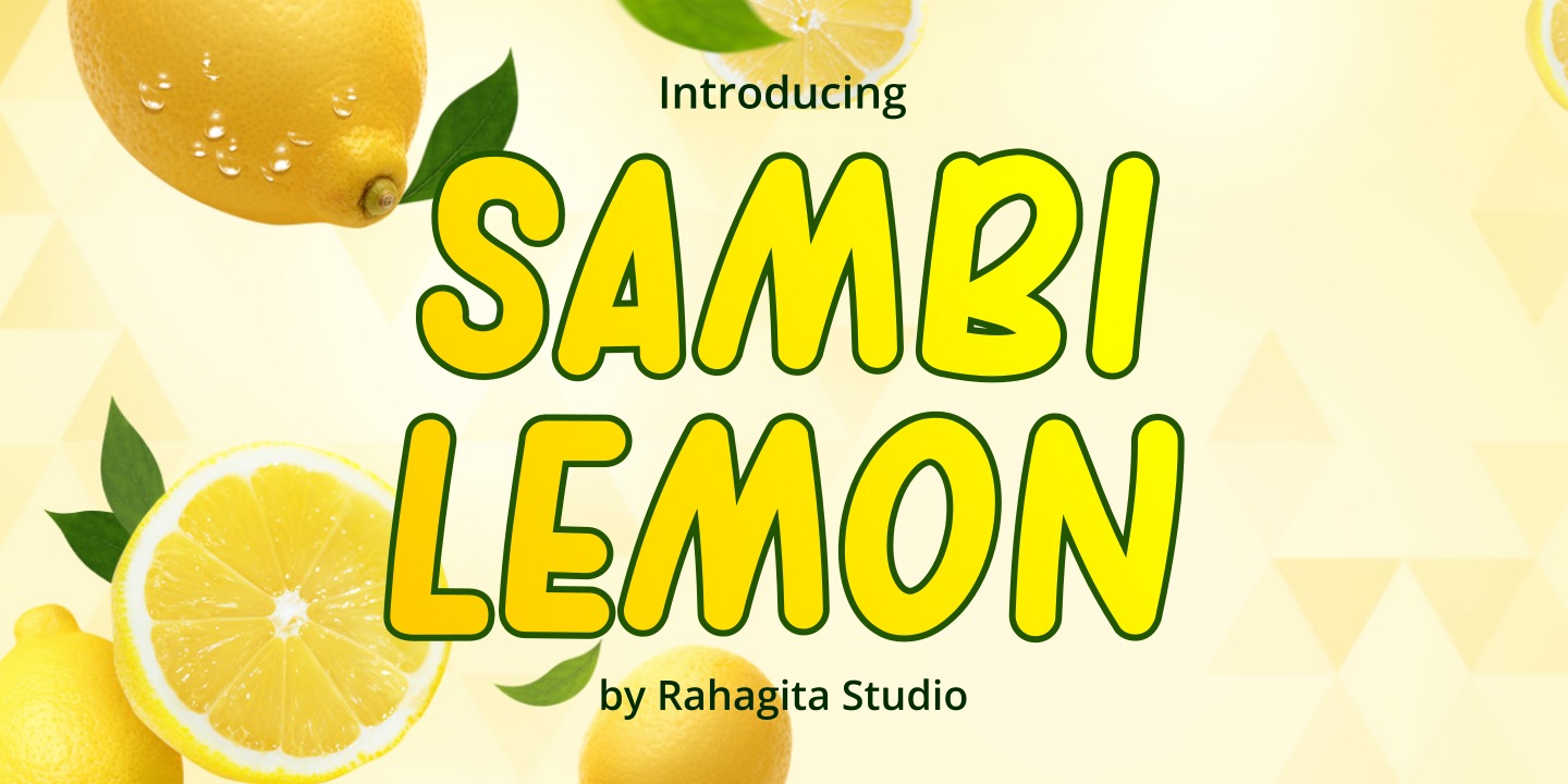 Sambi Lemon Regular Font preview